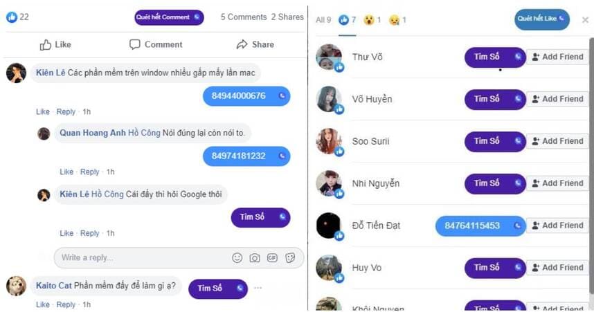 Tra số điện thoại tài khoản Facebook với Fbnumber.com