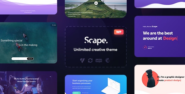 Download Free Scape Nulled - Multipurpose WordPress theme